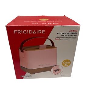 NEW Frigidaire Pink Portable Corded Electric Fridge Cooler ~ Model # EFMIS310